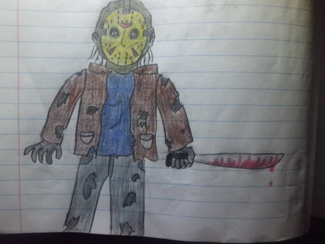 640x480 Jason Voorhees Drawing By Luigihorror64