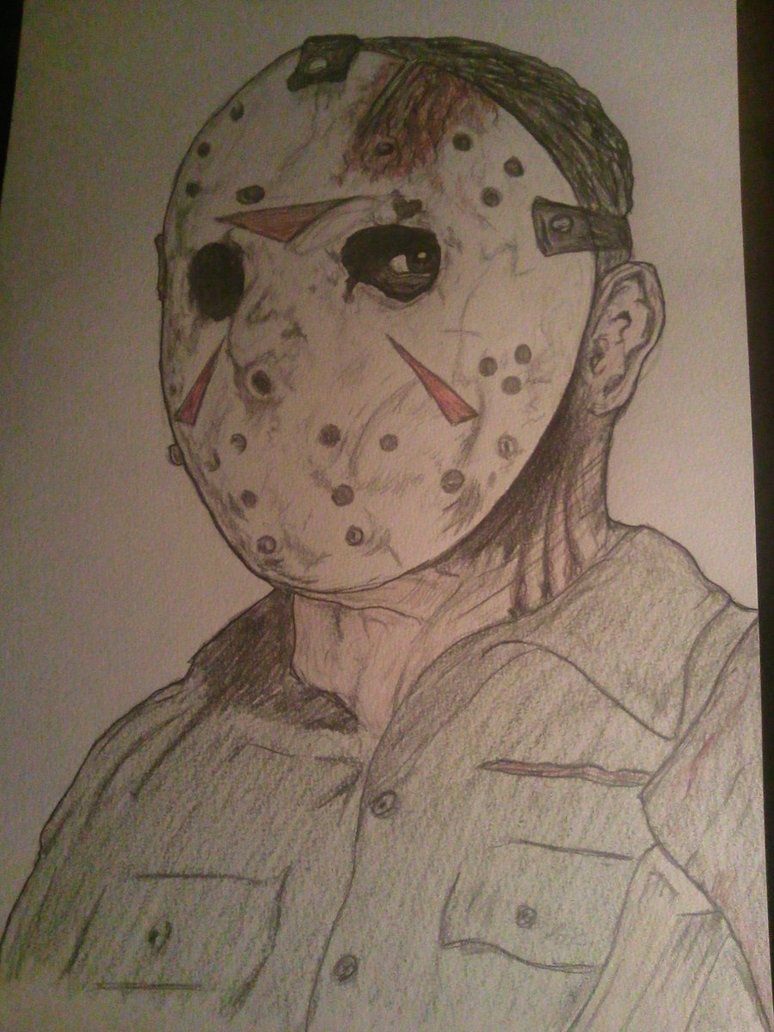 774x1032 Jason Vorhees Drawing Drawings And Paintings