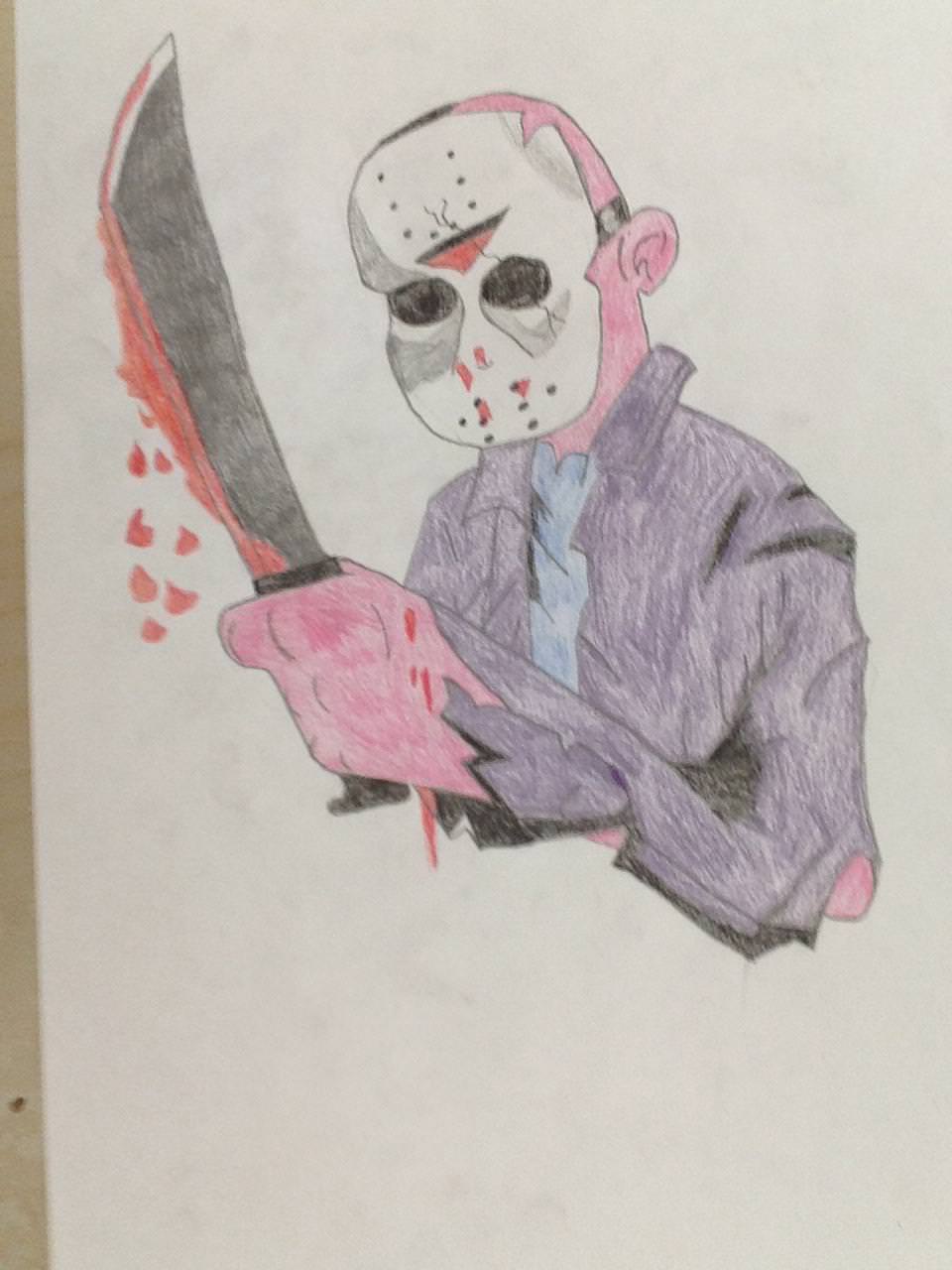 960x1280 My Oc Jason Vorhees Drawing.