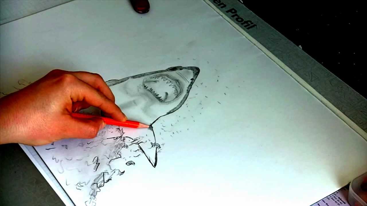 1280x720 How To Draw Jaws (Shark)