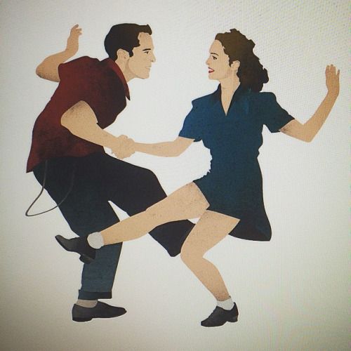 500x500 17th Oak A To Do List Swing Jazz, Dancers