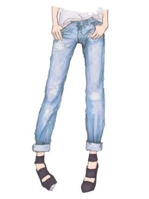 300x400 Fashion Draw Jeans
