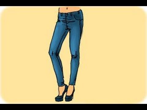 480x360 How To Draw Skinny Jeans