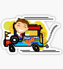 210x230 Jeepney Drawing Stickers Redbubble