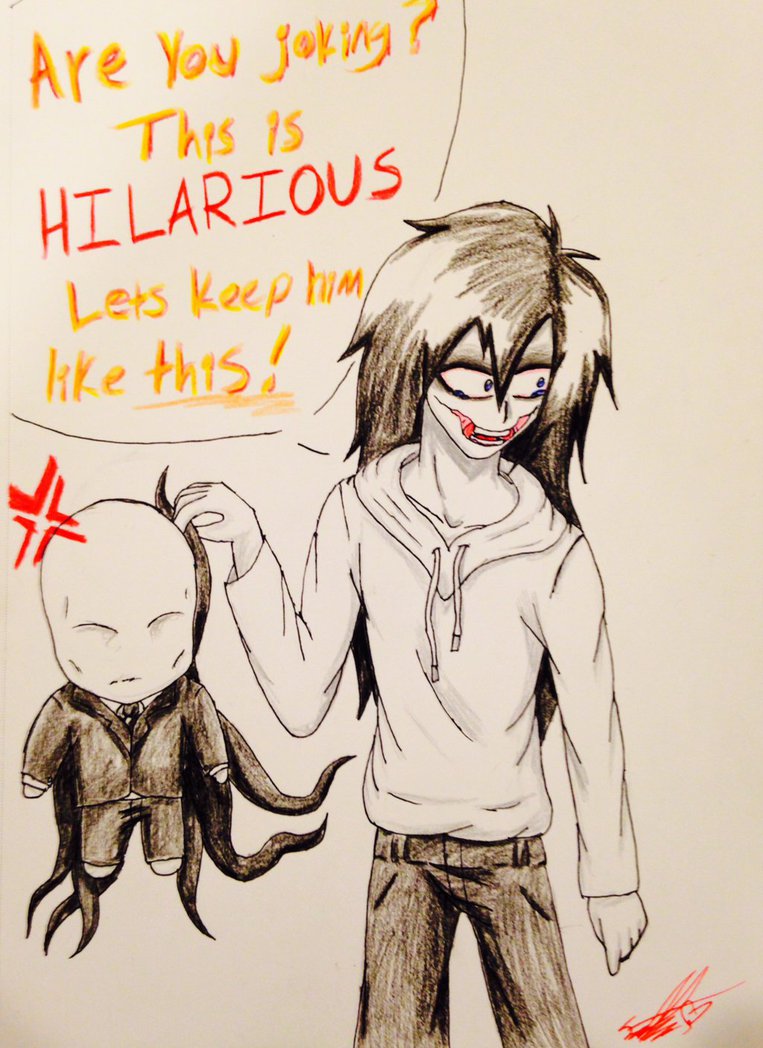 763x1048 Jeff The Killer With Chibi Slendy By Ourmotherjenova