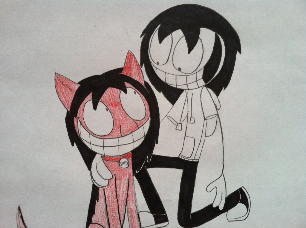 1024x765 Jeff The Killer And Smile Dog By Sticcathestickgod