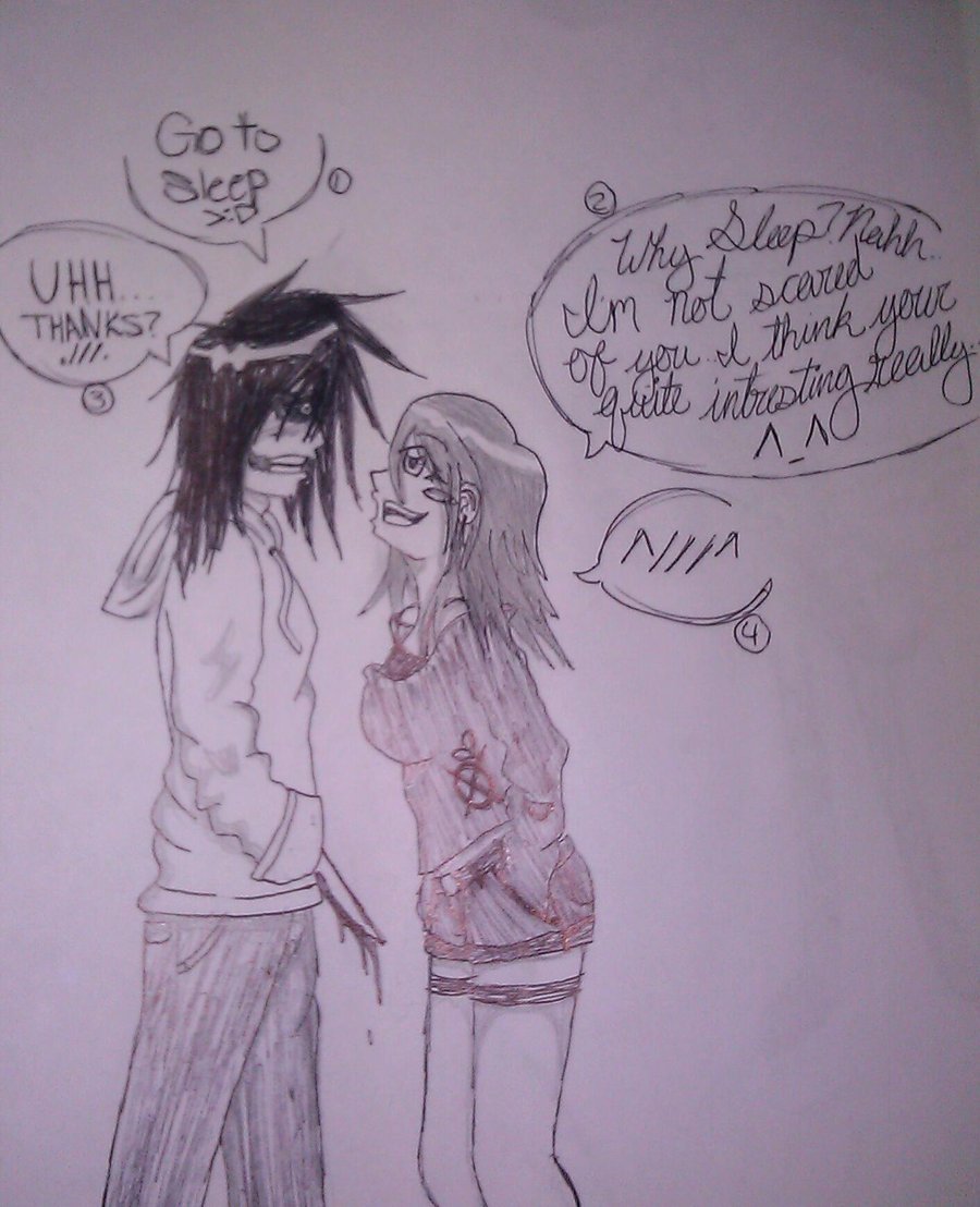 900x1108 Kyara Meets Jeff The Killer By Kiara Kitty