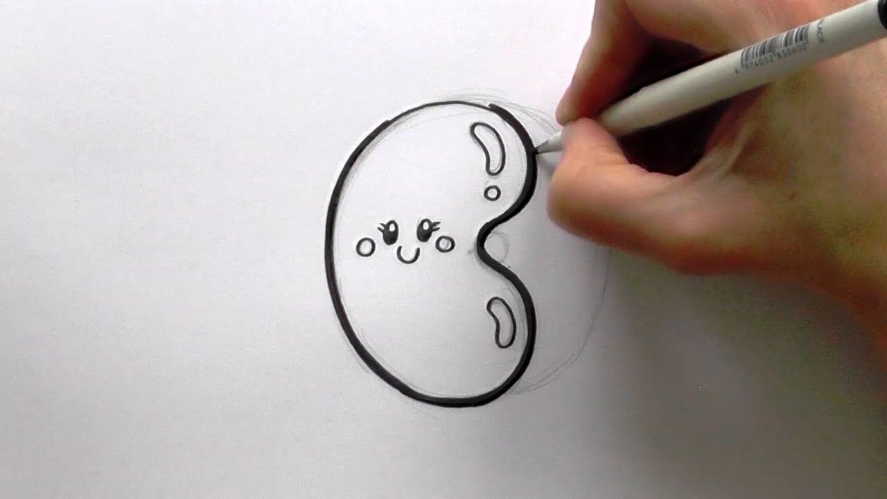 1280x720 How To Draw A Cartoon Jelly Bean