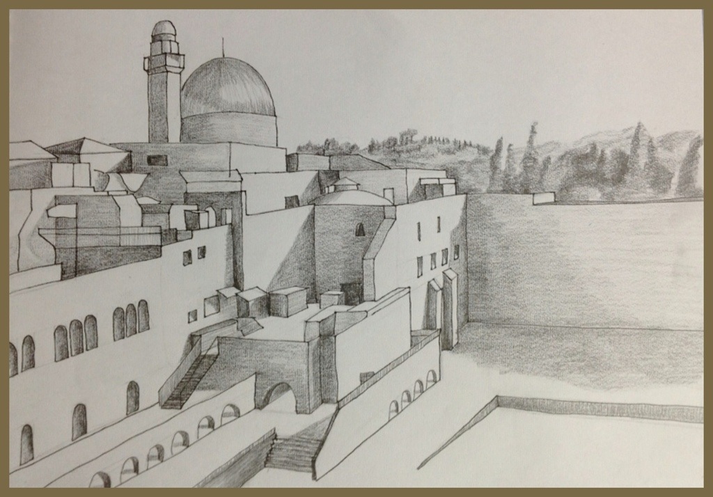1024x714 Jerusalem Black And White From Me To Paper