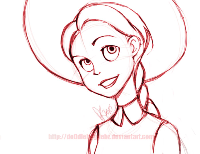 697x535 Toy Story Jessie Sketch By Do0dlebugdebz