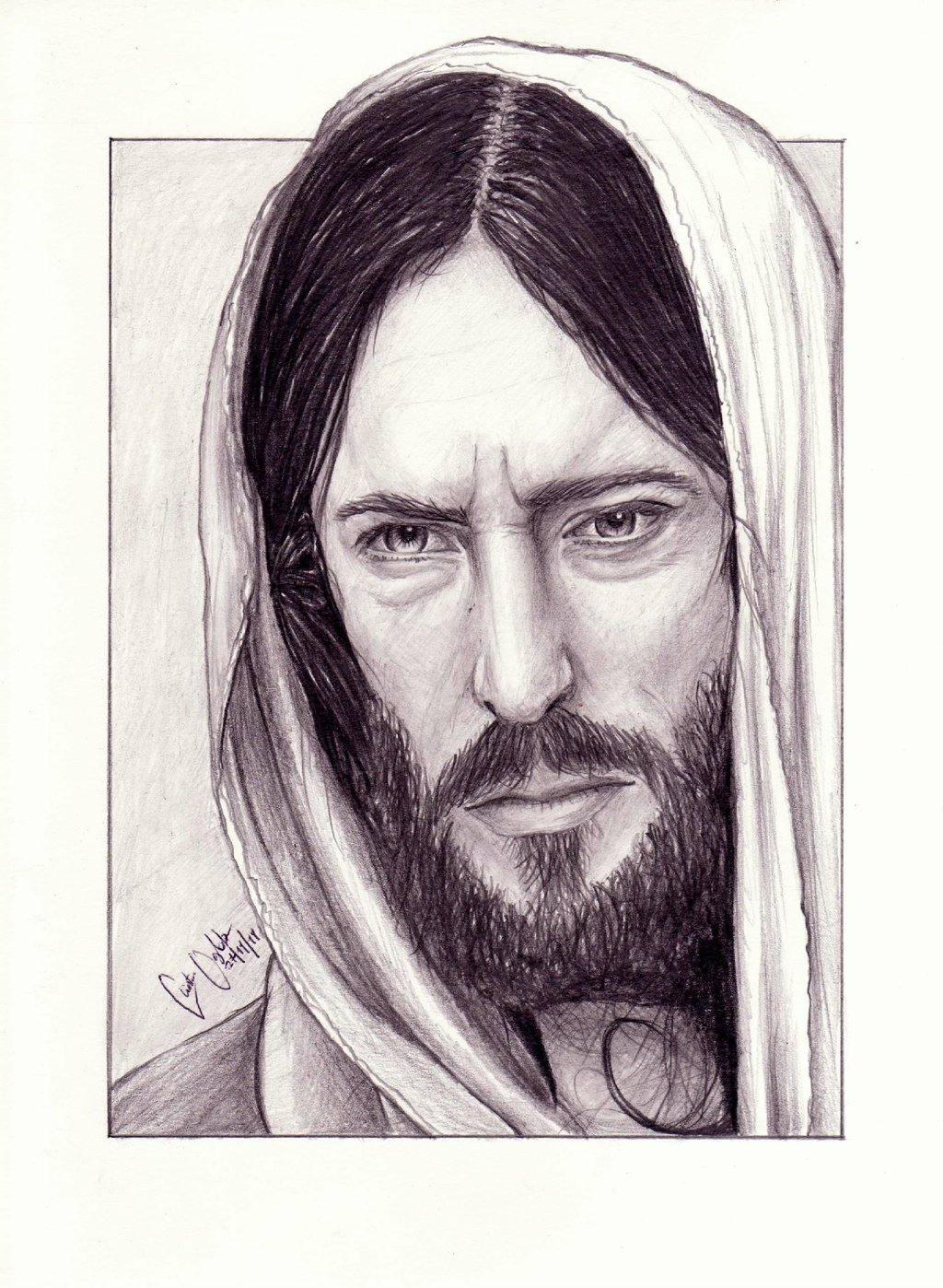 Jesus Art Drawing at GetDrawings | Free download