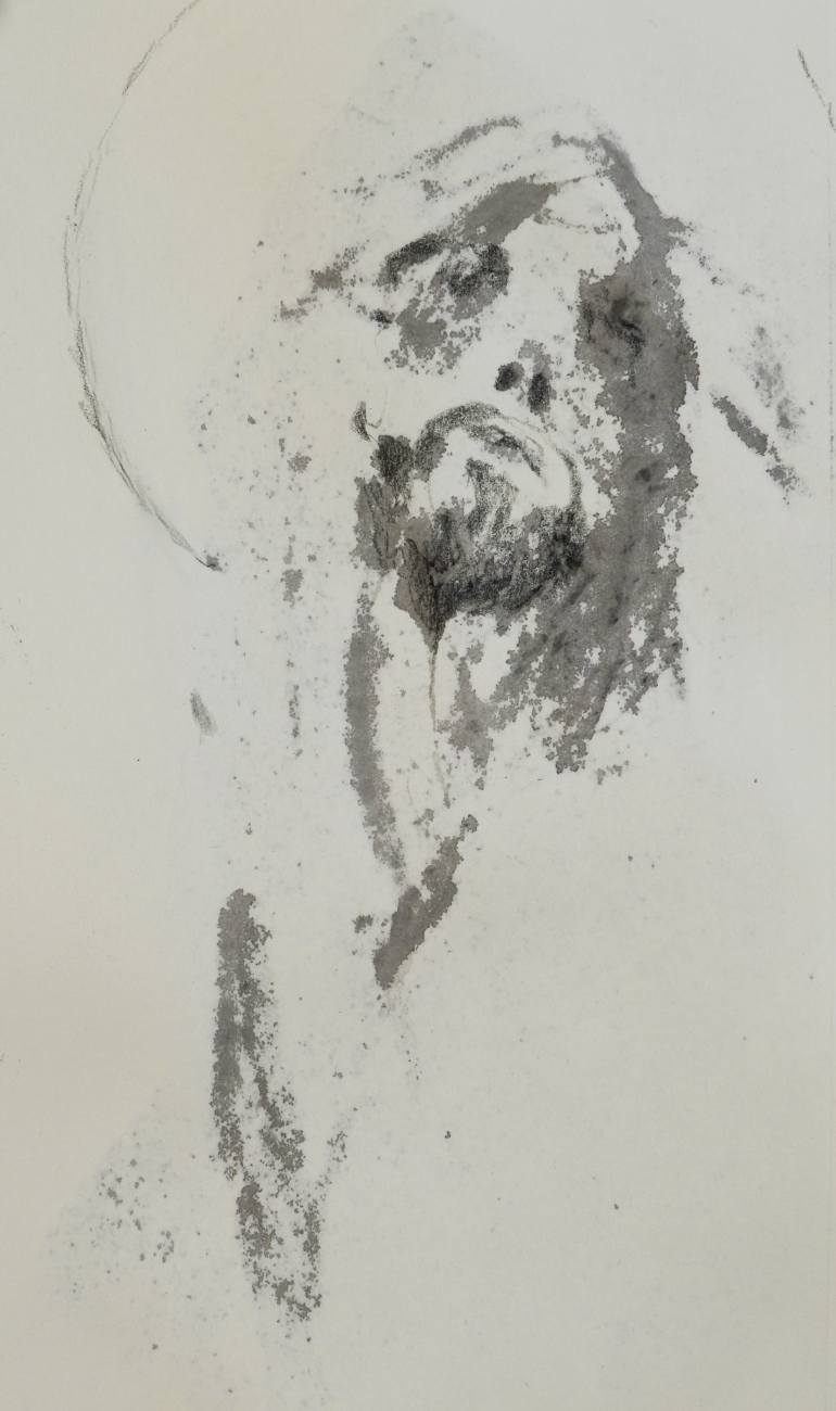 770x1300 Saatchi Art Jesus Christ Drawing By Luc Freymanc