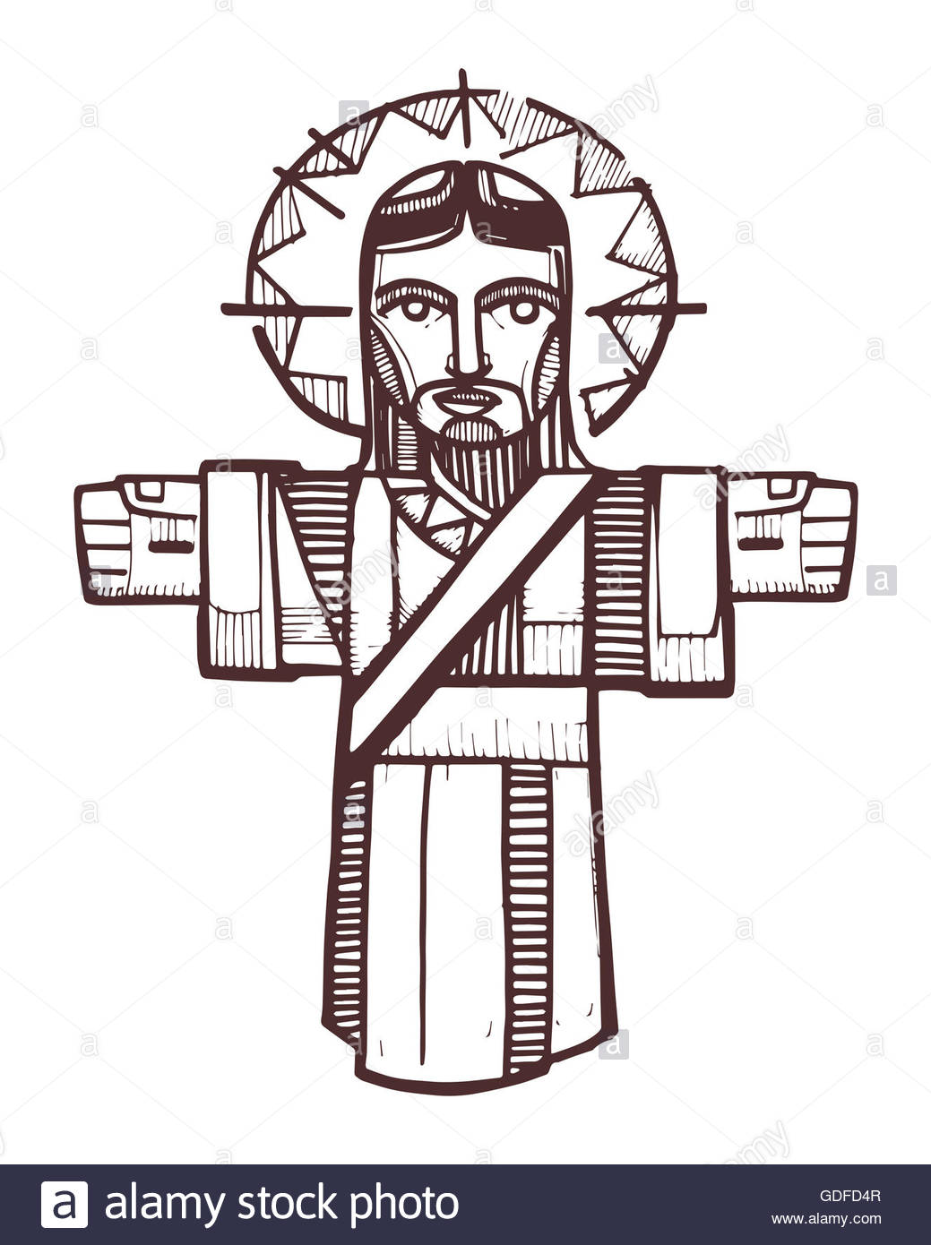 Jesus Cartoon Drawing at GetDrawings | Free download