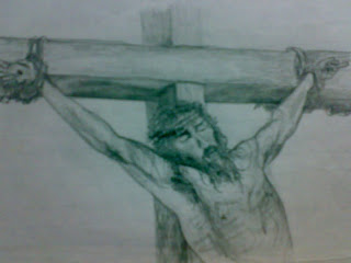320x240 The Face God Jesus Christ Picture Pencil Sketching Passion