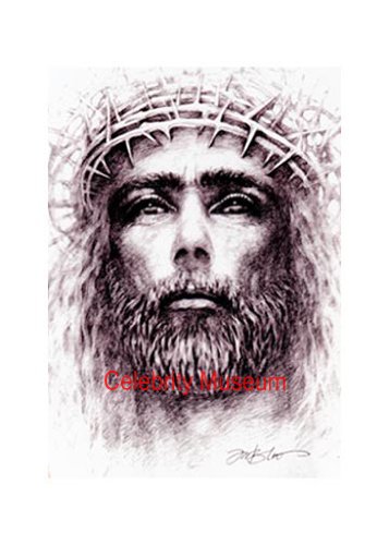 357x500 Jesus With Crown Of Thorns Pencil Sketch Print