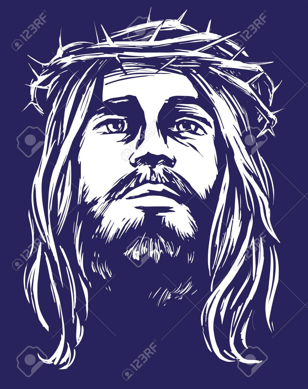 1029x1300 Jesus Christ, The Son Of God In A Crown Of Thorns On His Head