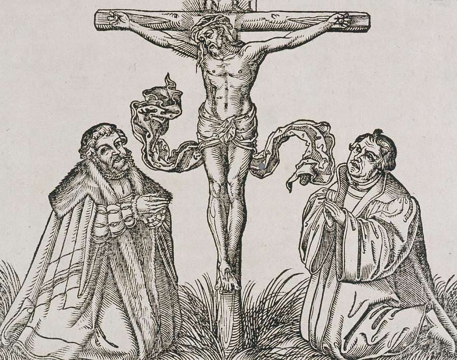 900x710 Martin Luther And Frederick Iii Of Saxony Kneeling Before Christ