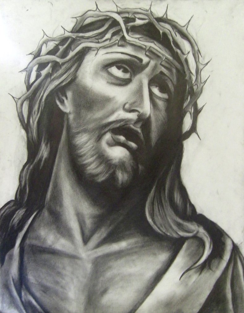 789x1013 Jesus Drawing By Floartt