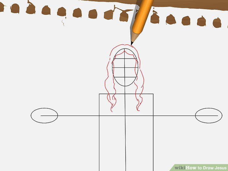 728x546 How To Draw Jesus 9 Steps (With Pictures)