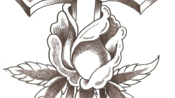 570x320 Pencil Drawings Of Crosses Cross Tattoo Pencilwarrior0