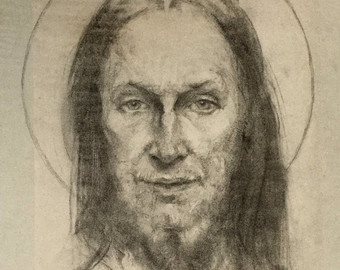 340x270 Bearded Man Drawing Etsy