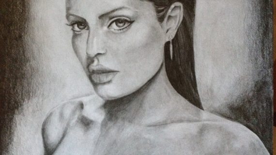 570x320 How To Draw A Portrait In Pencil Items Similar To Original Pencil