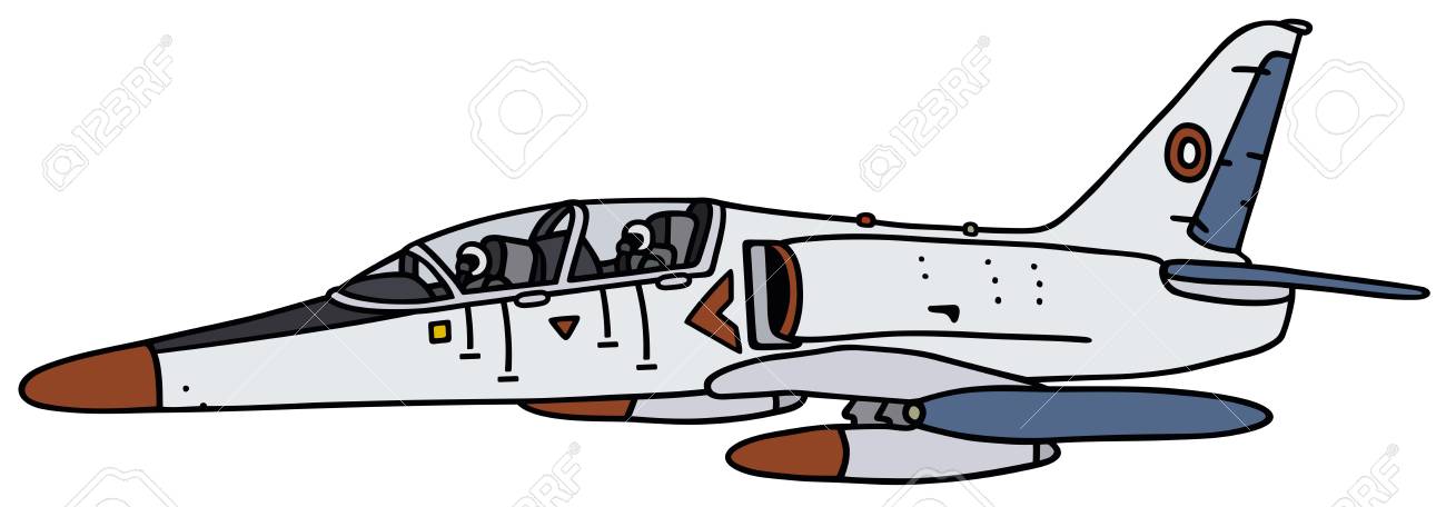 1300x456 Hand Drawing Of A Jet Aircraft