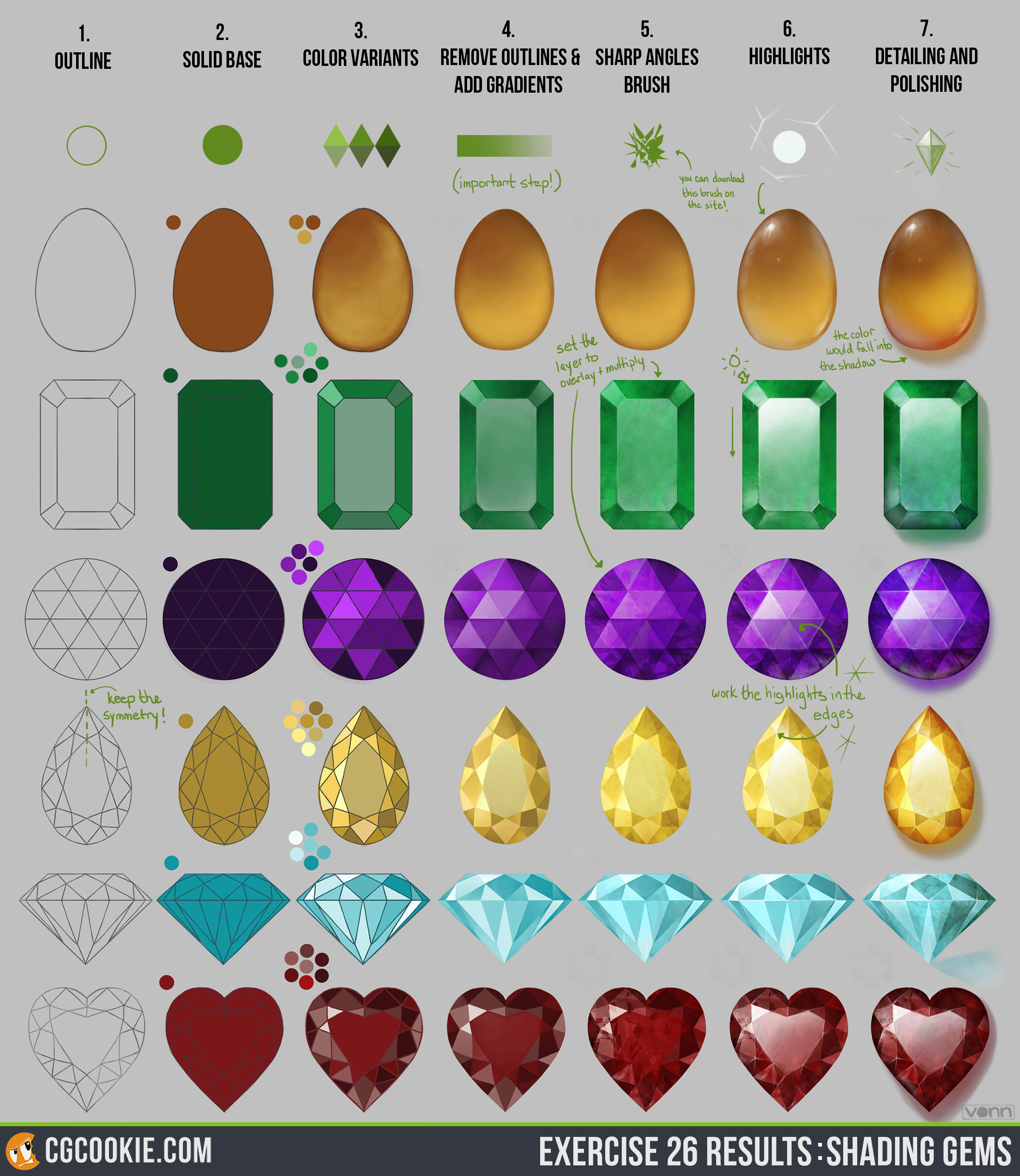 2400x2767 Shading Gems