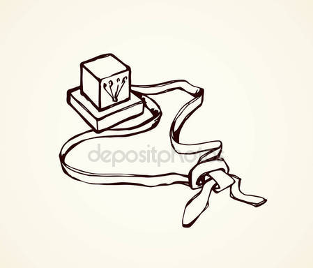 449x384 Jewish Prayer Cubes. Vector Drawing Stock Vector Marinka