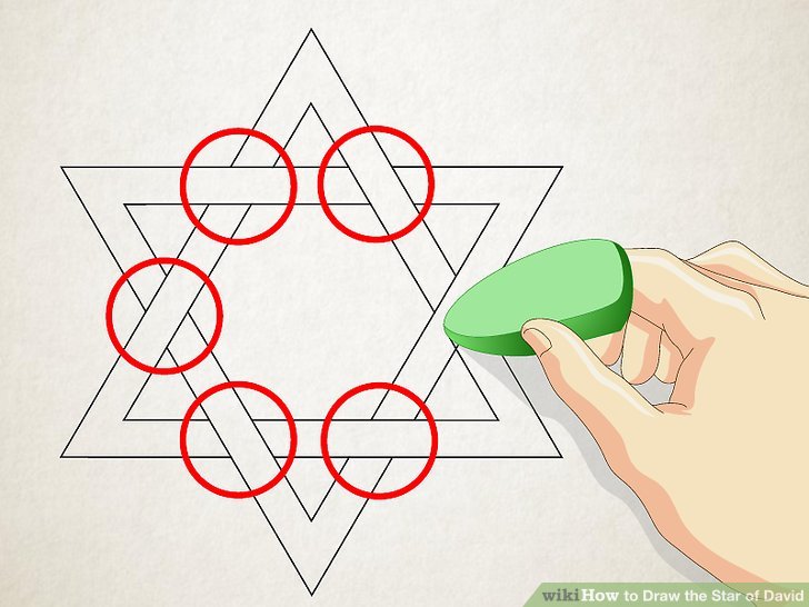 728x546 How To Draw The Star Of David 9 Steps (With Pictures)