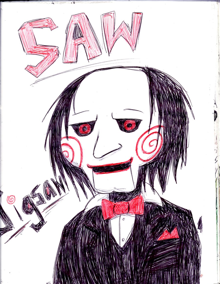 900x1165 Saw Jigsaw By Horrormadnesspeep