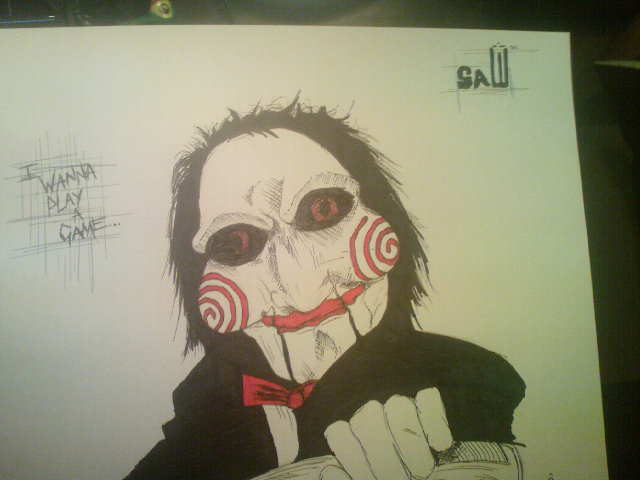 640x480 Jigsaw Puppet By Tattoojamie