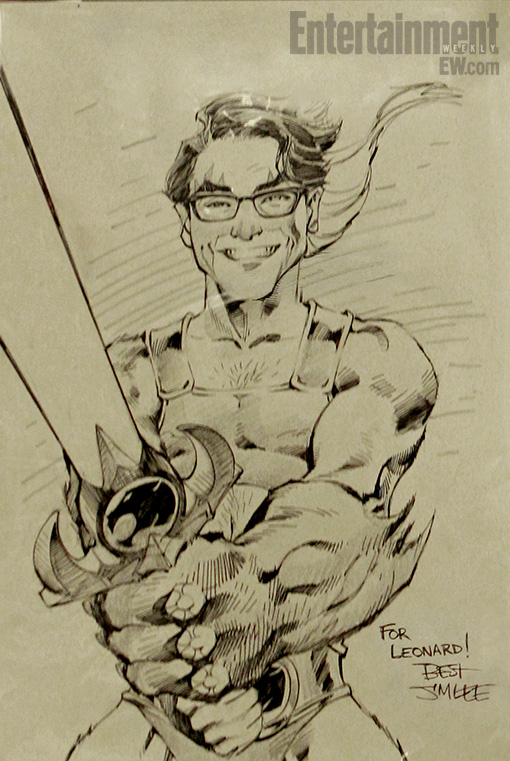 510x761 Jim Lee Draws Leonard As Lion O In The Big Bang Theory