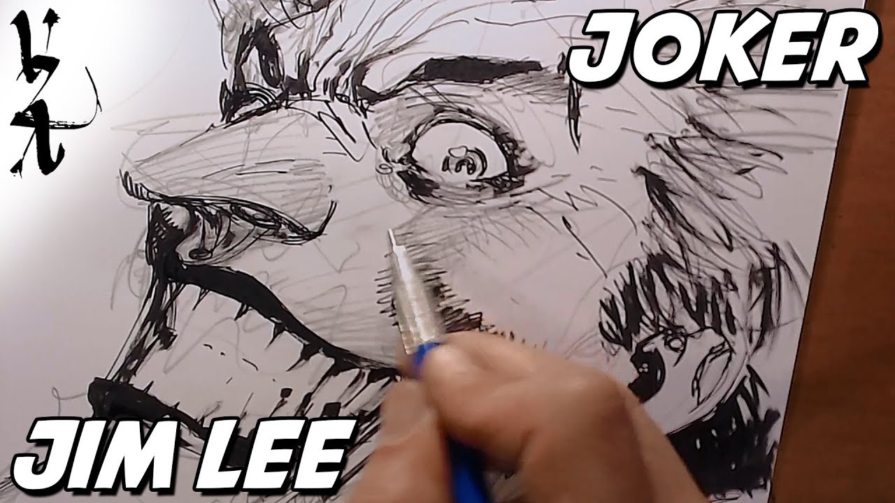 1280x720 Jim Lee Drawing Joker During Twitch Stream