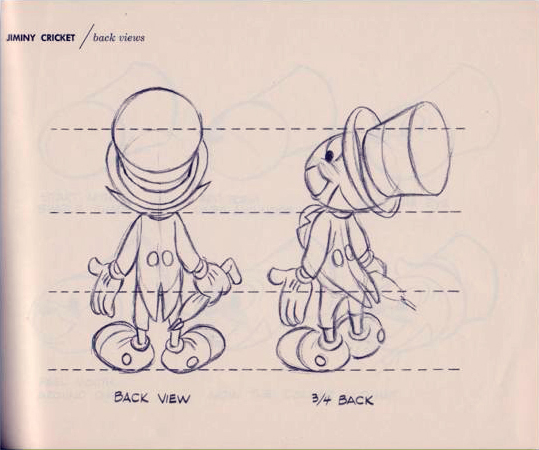 539x450 How To Draw Jiminy Cricket T H E A R T I S T G U I D E