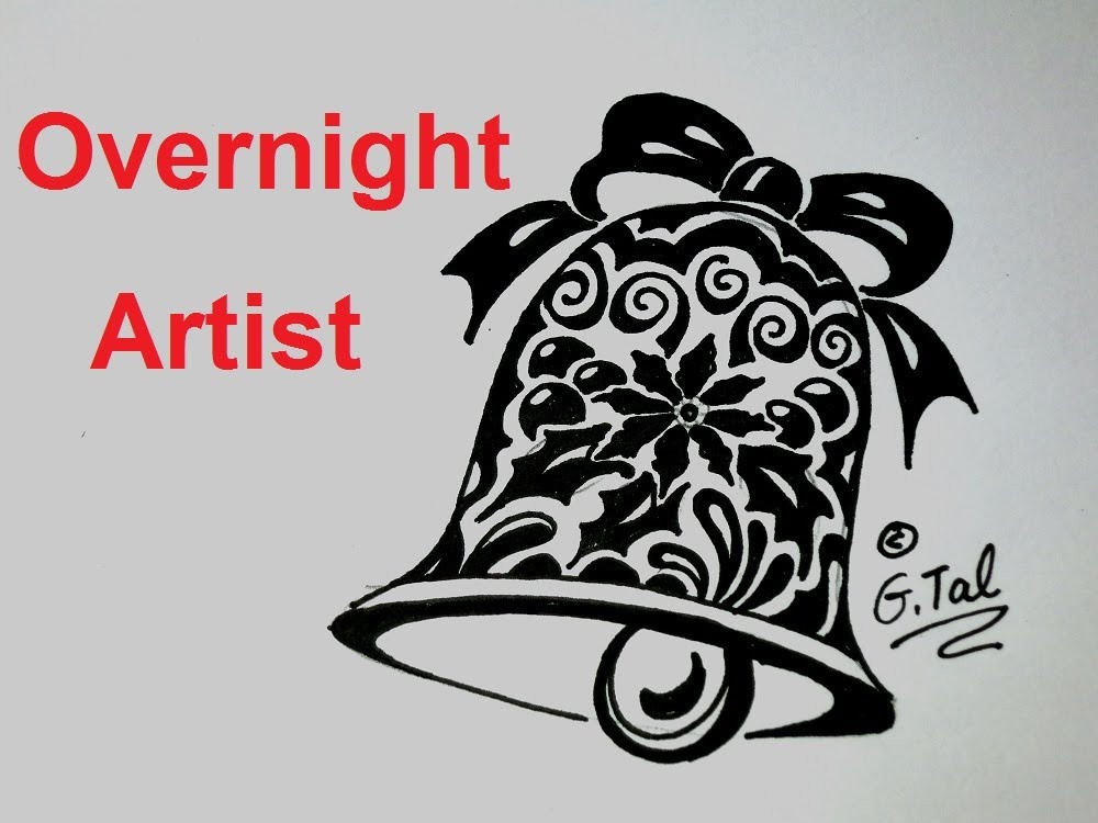 1000x750 How To Draw Christmas Jingle Bells Fancy Elegant Awesome!!!!