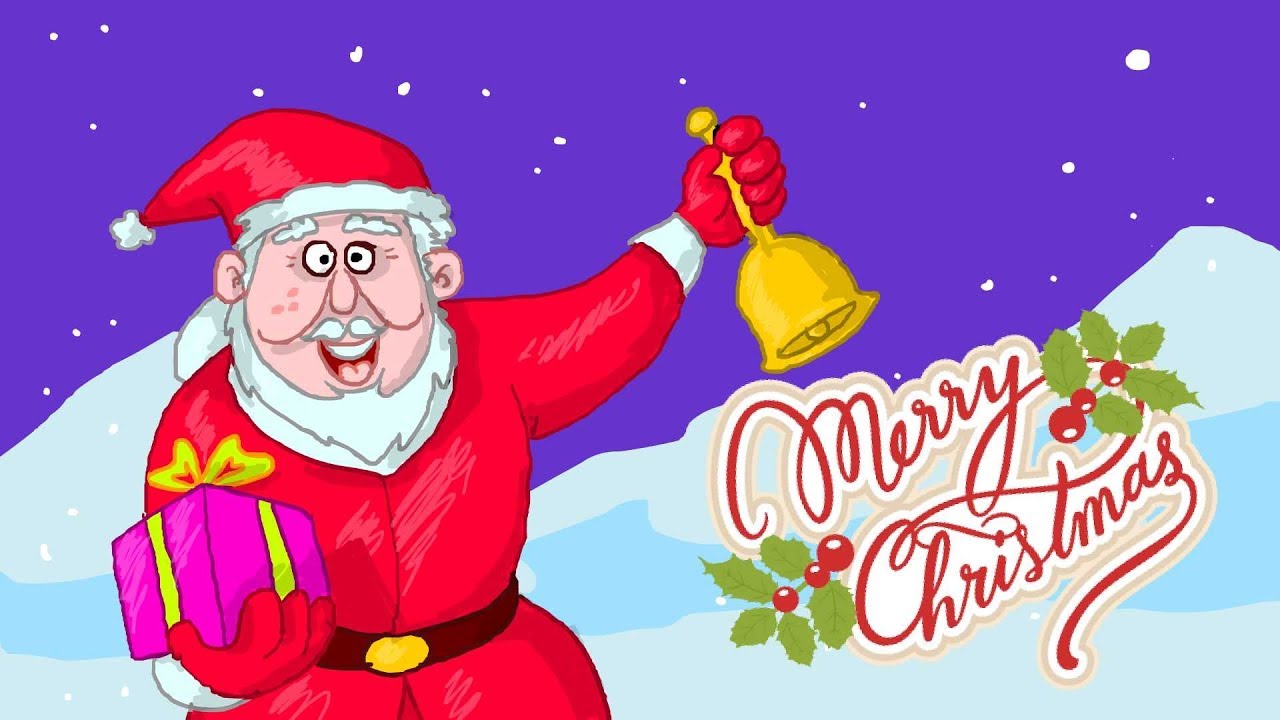 1280x720 Christmas Wishes Spacial Video, How To Draw Santa Claus , Santa
