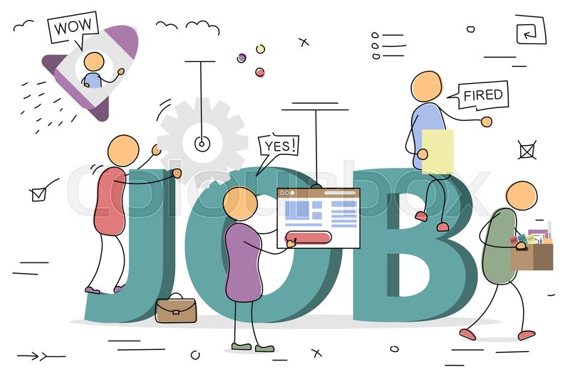 800x533 Vector Hand Drawing Men And Women