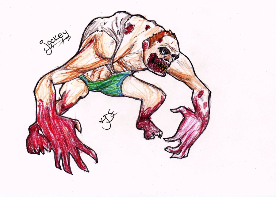900x643 Left 4 Dead Jockey Doodle By Emohoodiedude