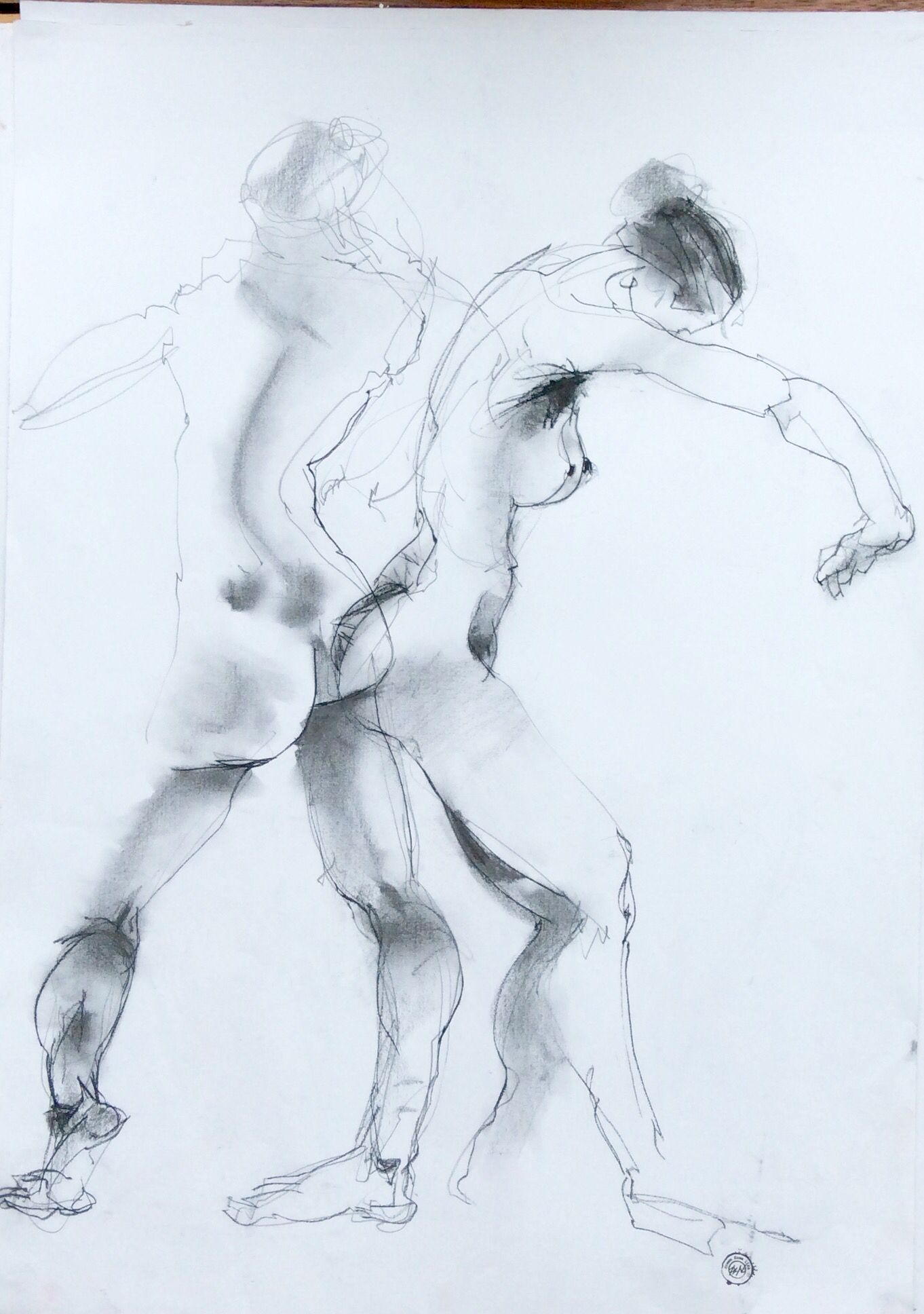 1362x1936 John Brown I Love This Gesture Exercise, A Model Moving Between 2