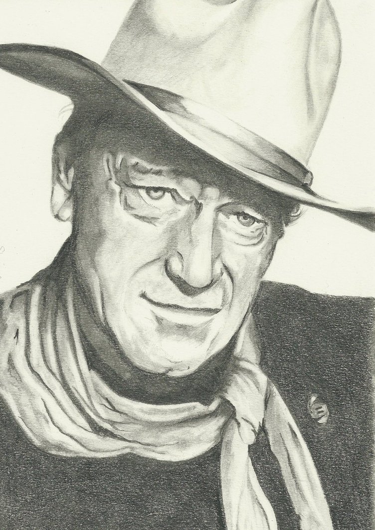 752x1061 John Wayne By Sheenaberesford