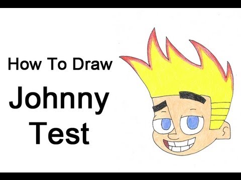 480x360 How To Draw Johnny Test