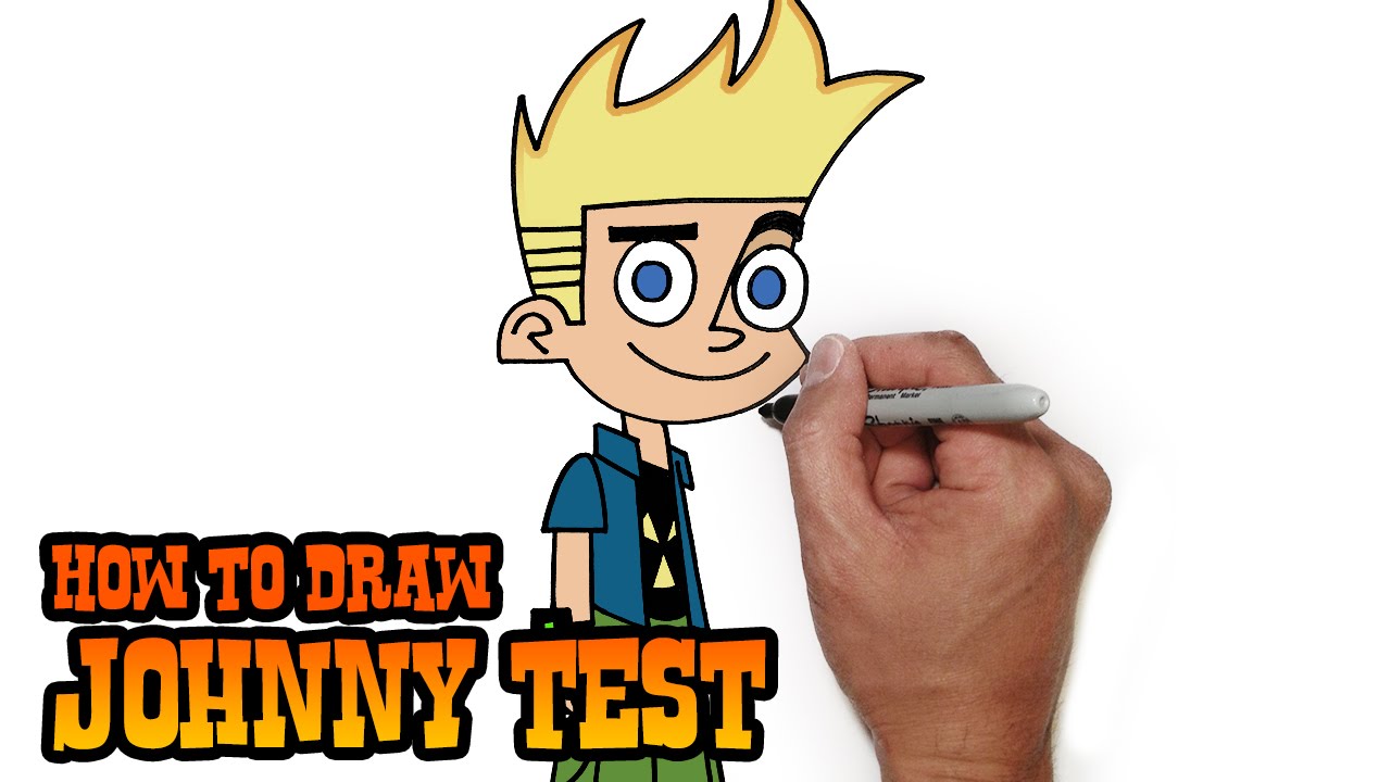 1280x720 How To Draw Johnny Test Step By Step Video