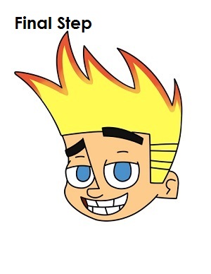 300x388 To Draw Johnny Test
