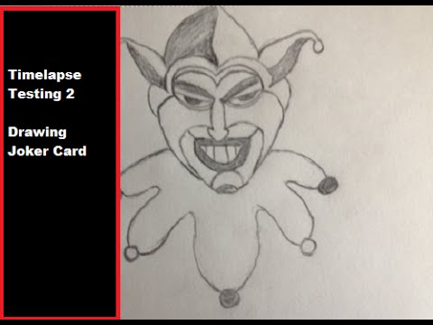 480x360 Drawing Timelapse Joker Card