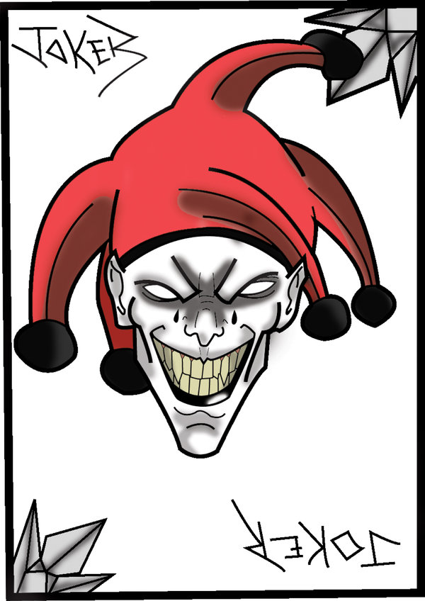 Joker Card Drawing at GetDrawings | Free download