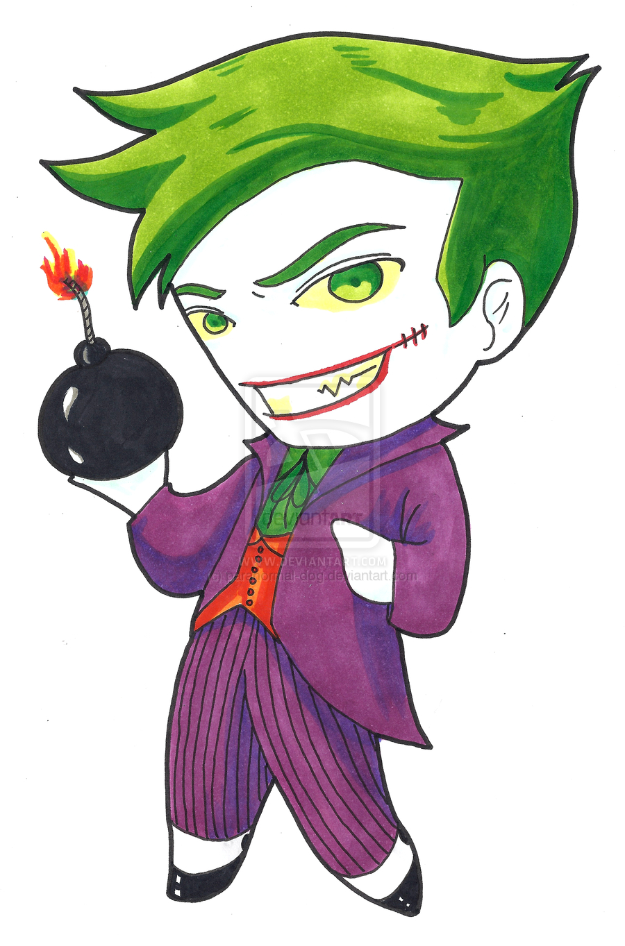 Joker Cartoon Drawing at GetDrawings | Free download