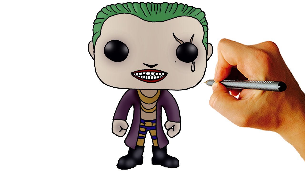 1280x720 How To Draw Joker (Chibi) From Suicide Squad Step By Step Drawing