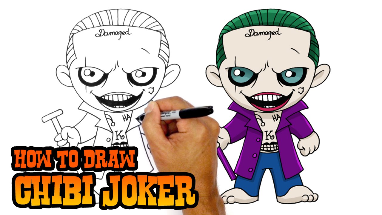 1280x720 How To Draw Joker Suicide Squad