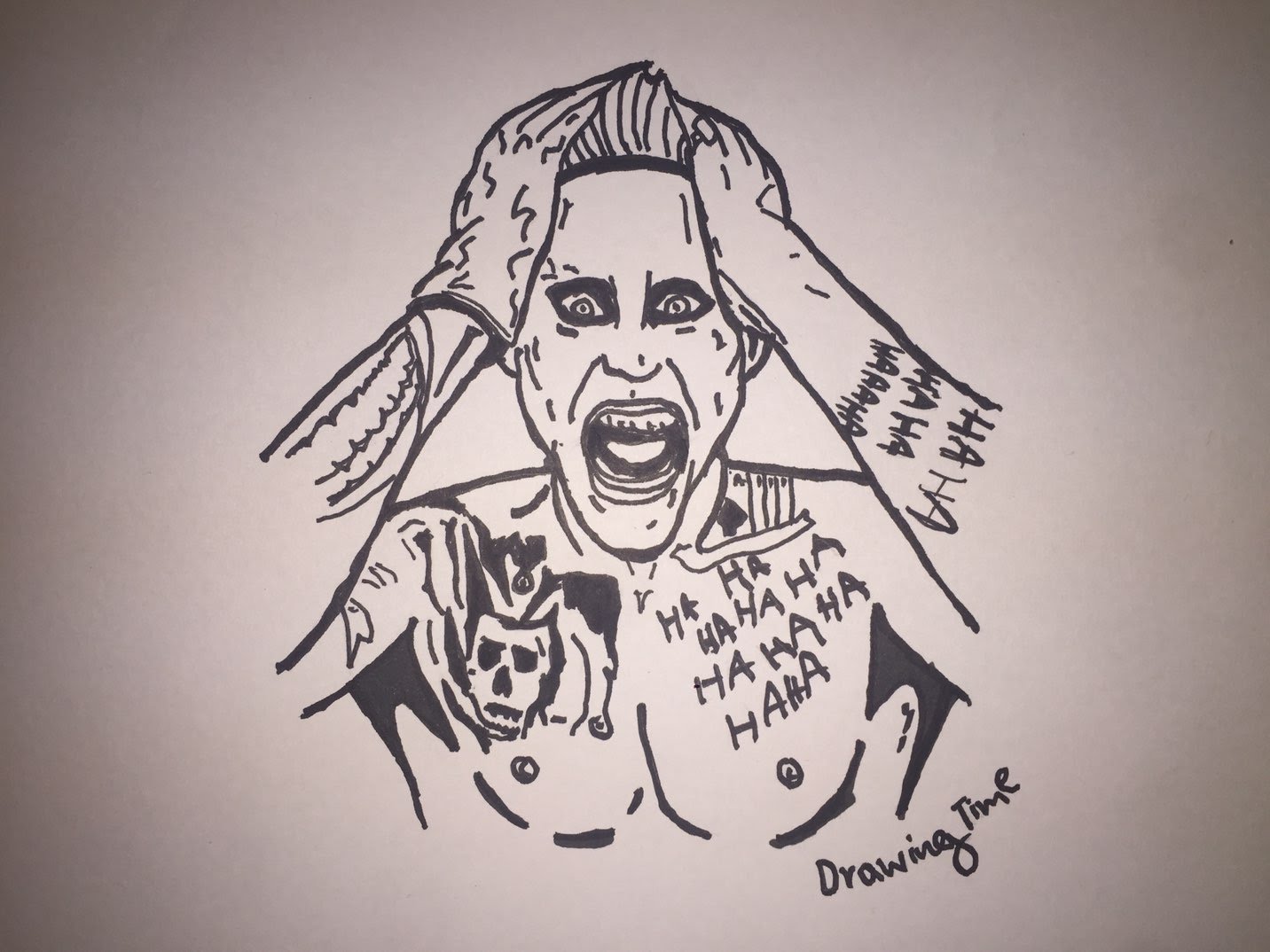 1432x1074 How To Draw Suicide Squad Joker!!!!!!